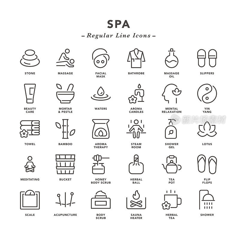 SPA -常规线图标